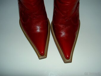 Stylove cervene cizmicky, vel.36+DALSIE GRATIS - 3
