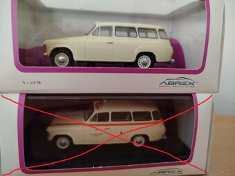 Predám modely aut škoda,moskvič a VW 1:43. - 3
