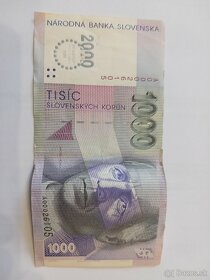 1000 korunova bankovka z roku 2000 - 3