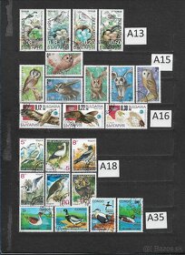 Filatelia-Poštové známky na predaj 5 zvieratá razené - 3