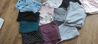 Balík mix dámske tehotenské oblečenie 24 kusov XS/S - 3