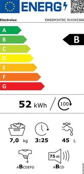 Práčka Electrolux SensiCare 600 7kg EW6SM347DC - Nová - 3