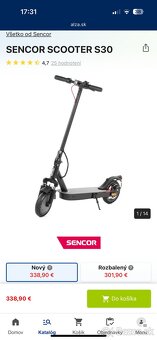 Elektrická kolobežka sencor s30 - 3