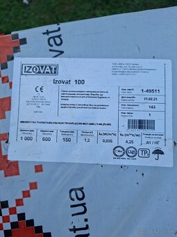 Tepelná izolácia izovat 150 - 3