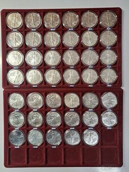 1Oz mince American Eagle - kompletná sada - 3