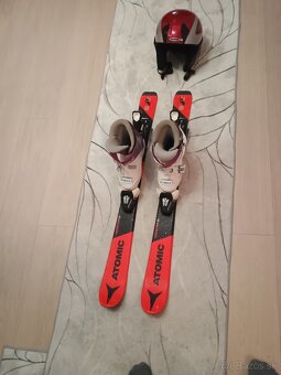 Detské lyže s lyžiarkami - 3