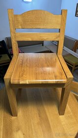 Jedalenský stôl masív dub + stoličky - 3