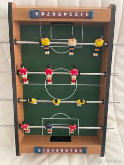 Stolný futbal 51 × 50 × 10 cm, hnedý table football - 3