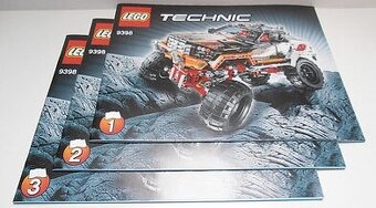 Lego Technic 42009, 9398 návody a nálepky - 3