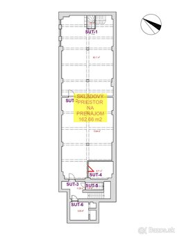 Skladový priestor 162,66 m2 s parkovaním, Rastislavova 68 - 3