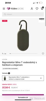 50% ZLAVA NOVY Lexon Mino T bluetooth reproduktor a stojan - 3