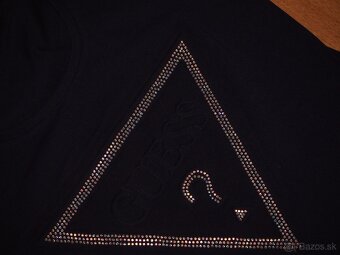 Guess dámske tričko s dlhým rukávom tmavomodré - 3