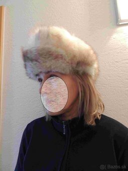 Dámska kožušinová čiapka - polárna líška - 3