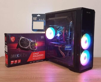 Herný PC RX 6600 XT 8GB, i5 9400f, 16GB, SSD, HDD - 3