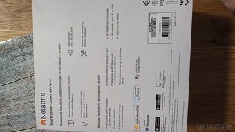 Netatmo Smart Outdoor kamera so sirenou - 3