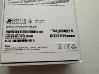 Predám iPhone 14Pro 128GB Space black - 3