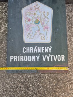 Tabuľa Chránený prírodný výtvor, ČSSR - 3