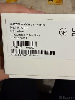 Huawei Watch GT 4 (41 mm) White – kožený remienok - 3