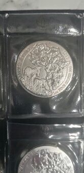 Strieborné mince Rwanda African - 3