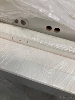 Detská postieľka 120x60 biela, drevo, 50 € - 3