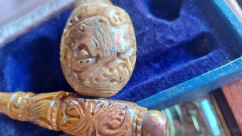 Predám starožitnú Pipu polodrahokam - 3