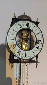 Predám funkčné skeletové hodiny Franz Hermle každú hodinu ci - 3