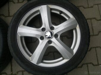 Elektrony Skoda Octavia 2 5x112 r17,letne pneu. 225/45 r17 - 3