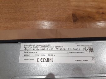 Indukčná varná doska Bosch - 3