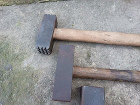 Kamenické kladiva,kladivo,staré náradie,sekera - 3