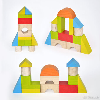 Drevená stavebnica pre bábätká, nová, nerozbalená - 3