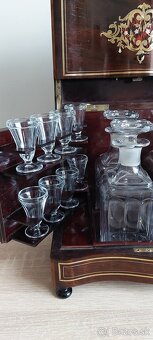 Likérnik boulle palisander Francúzsko Napoleon III - 3