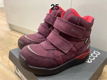 Dievčenské zimné topánky Ecco 25 + 26 - 3