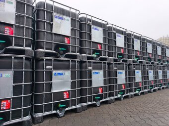 Čierne potravinárske 1000l IBC kontajnery nádrž sud barel - 3