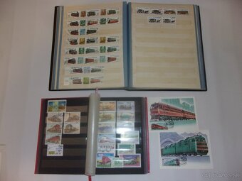 Známky železnice, vlaky - 3