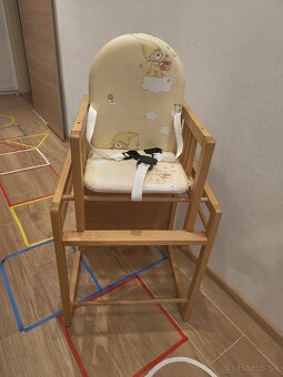 Detský Jedálenský stôl so stoličkou 2v1 - 3