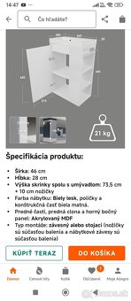 Skrinka s umývadlom - 3