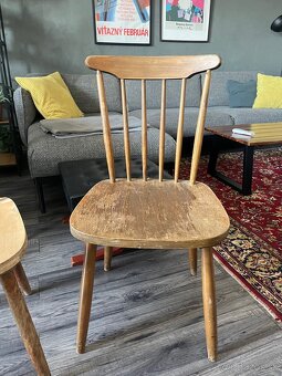 Drevené stoličky retro I nábytok - 3