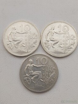 Strieborne mince 1.ČS republika - 3