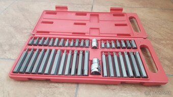 Krischner 40 dielna sada bitov , torx , imbus , spline / CRV - 3