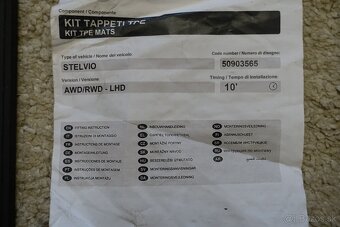 Gumové rohože Alfa Romeo Stelvio - 3