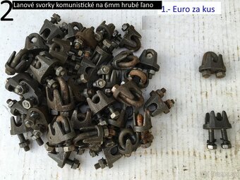 Lanové a otočné svorky rôzne druhy ČSSR - 3