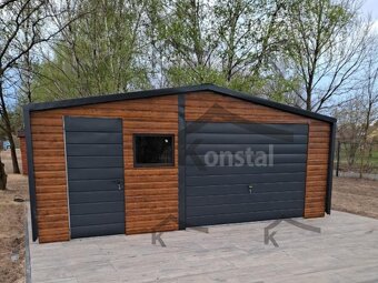 Plechová garáž 6x5 m Doprava a montaż gratis po celej SR - 3