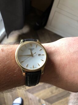 Pánske hodinky TISSOT .Pozlátené PVD – T063.610.A - 3