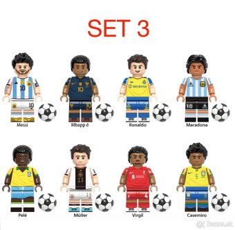 Figúrky futbal + basketbal (8ks) typ lego - nové - 3
