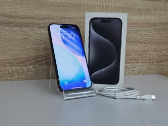 Apple iPhone 15 Pro 128GB Black Titanium | ZÁRUKA 12M - 3
