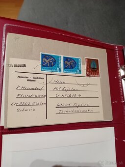 Album Švajčiarsko FDC - 3