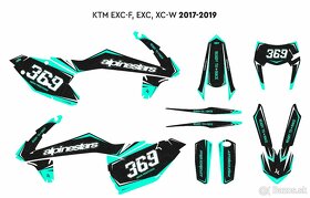 Polep KTM  EXC-F, EXC, SX, SXW - 3
