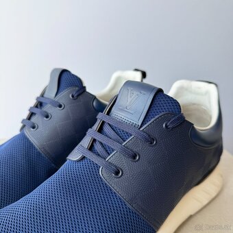 Originál LOUIS VUITTON pánske modré navy tenisky topánky - 3