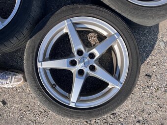 Borbet 5x100 R16 7J ET38 + 215/45R16 letné pneu - 3