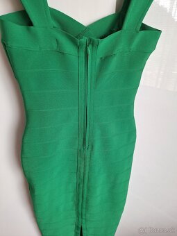 Lipsy zelené bandage šaty vel.36 - 3